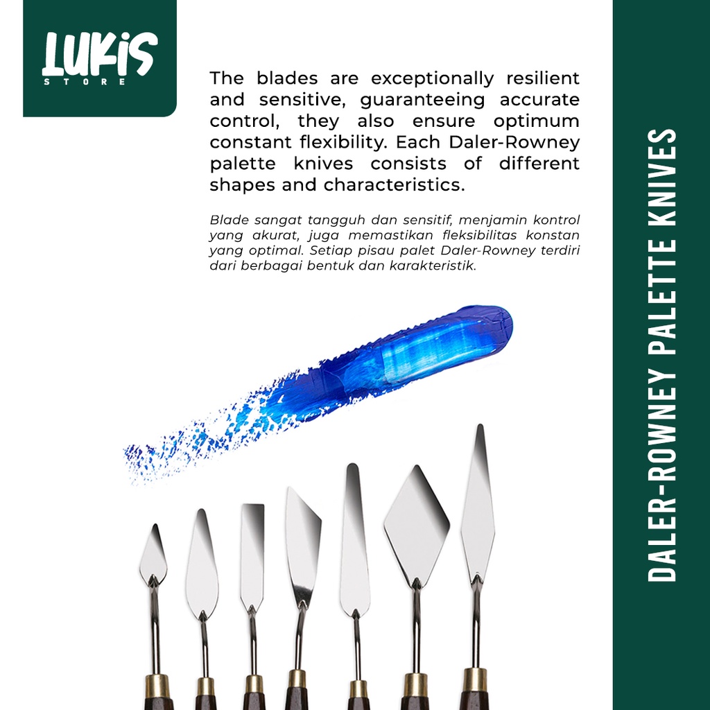 

Pisau / Spatula Lukis DALER-ROWNEY Palette Knives Spatulas