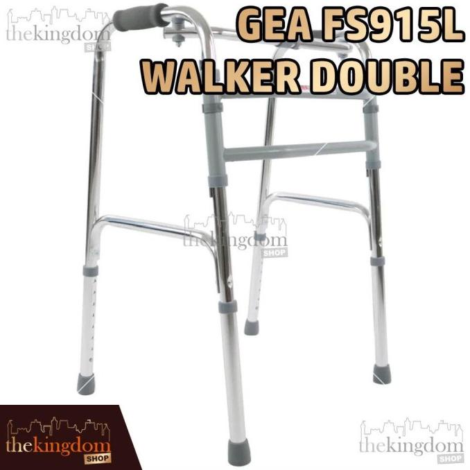 GEA FS915L Walker Double Alat Bantu Jalan Tanpa Roda FS 915 L 915L