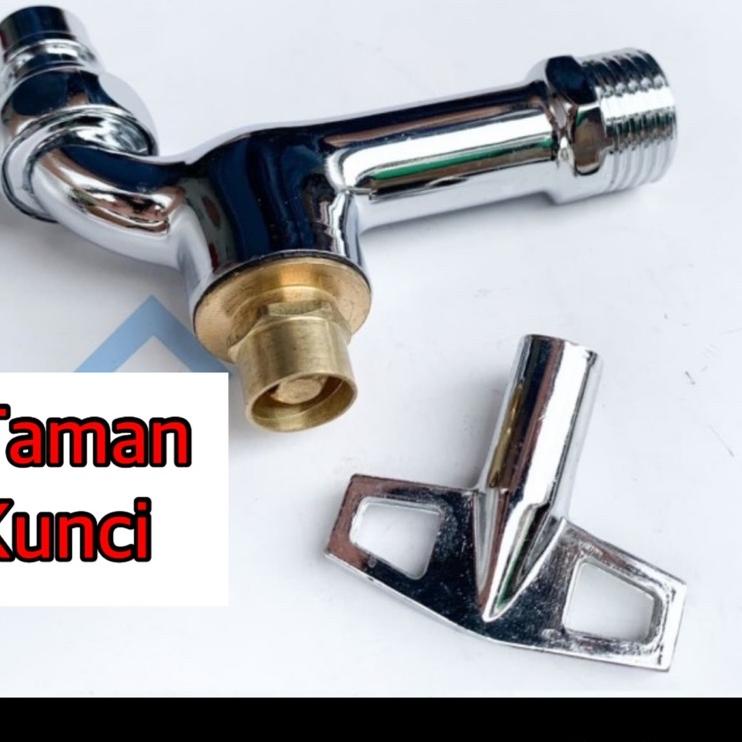 Ready--keran taman kunci 1/2 kran taman model kunci/ kran air/ kran kunci 1/2 inch/ Kran taman keran