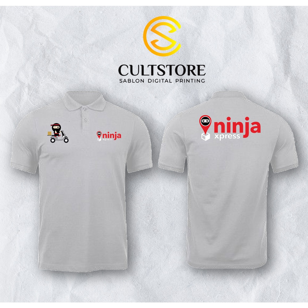 POLO SHIRT NINJA XPRESS – Polo Ninja Xpress – Kaos Ninja Xpress – Baju Ninja Xpress kurir – Custom