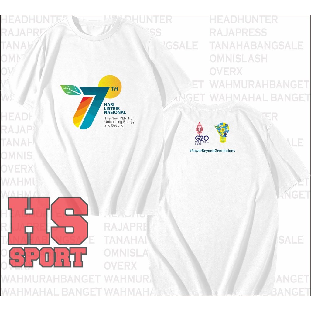 KAOS PLN - BAJU PLN  ULTAH KE 78 THN BUMN HARI LISTRIK NASIONAL PINTAR BESAR  - KAOS PLN 78