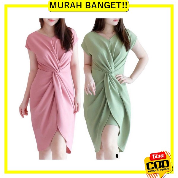 Mini Dress Dress Sexy Dress Import Dress Korea Dress China Dress Belah Dress Scuba Korean Style