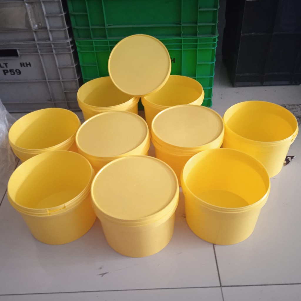 Ember Baru 5kg Polos Ember Selai Plastik 5kg - Pail Plastik 5kg