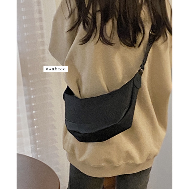 Suhao Tas ins all-match wanita 2022 baru high-end tas pangsit ketiak kecil fashion tas messenger bahu kasual
