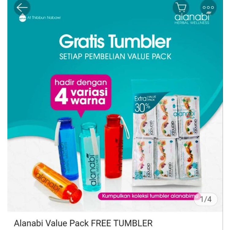 

Alanabi Fit Me Value Pack 15ml (isi per pack 40 sachet x 15ml)