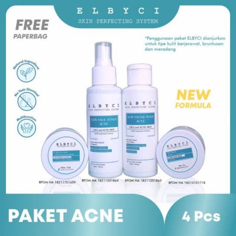 ELBYCI PAKET JERAWAT / ELBYCI ACNE SERIES