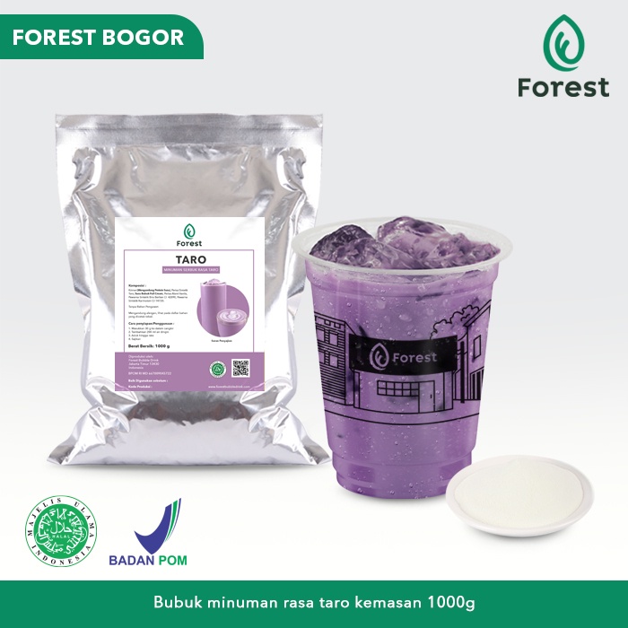 

FOREST Bubuk Minuman Rasa TARO Powder 1000gr - Forest Beverage Bogor