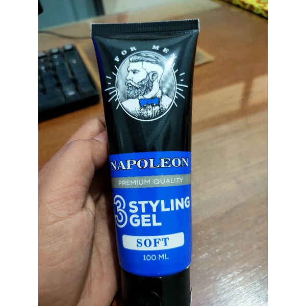 PASTI MURAH - NAPOLEON STYLING GEL PREMIUM QUALITY 100ML - MINYAK RAMBUT - POMADE - PRIA - FOR MEN