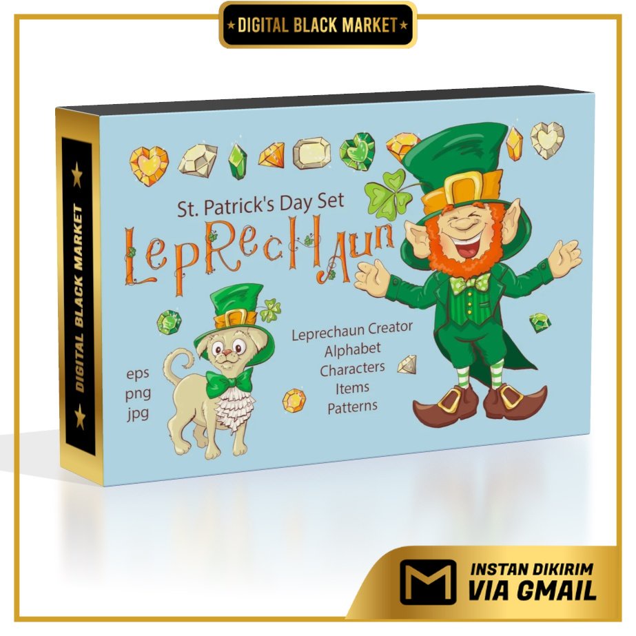 Leprechaun St. Patricks Day Set