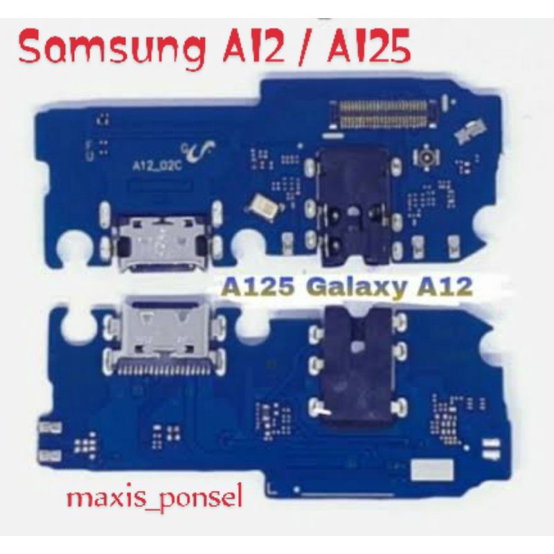 FLEXIBEL CAS SAMSUNG A125 / SAMSUNG A12 / SAMSUNG M12 ORI + MIC