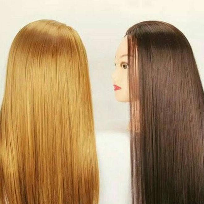 Patung Kepala Belajar Sanggul Rambut Manekin Wanita Make Up Mannequin