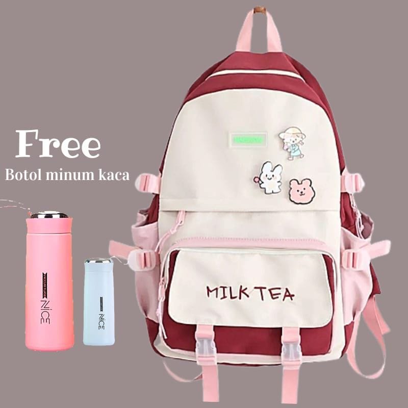 11.11 Baru Populer 2022 Tas Sekolah Wanita Versi Korea Ransel Siswa Sekolah Menengah Pertama Sekolah Dasar Dalam Ransel Jepang Ransel Korea Murah Tas Punggung Perempuan Dewasa Sederhana Backpack Anak Perempuan Sekolah SD SMP SMA SMK KULIAH