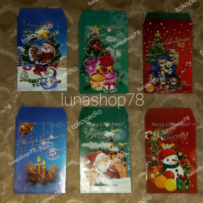 

~@~@~@~@] Amplop angpao angpau Natal isi 8 uk. 7x10cm