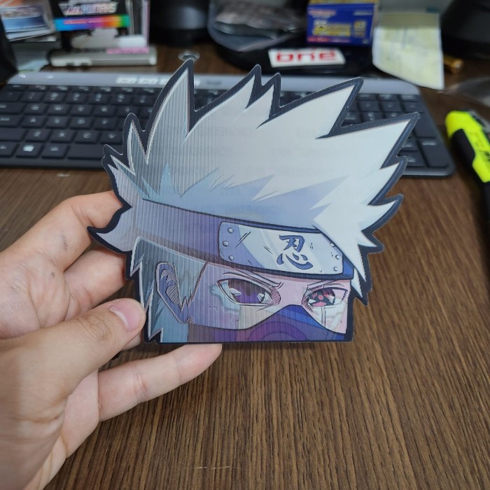 

STIKER 3D MOTION LENTICULAR ANIME - D0089 - Naruto - Kakashi Hatake