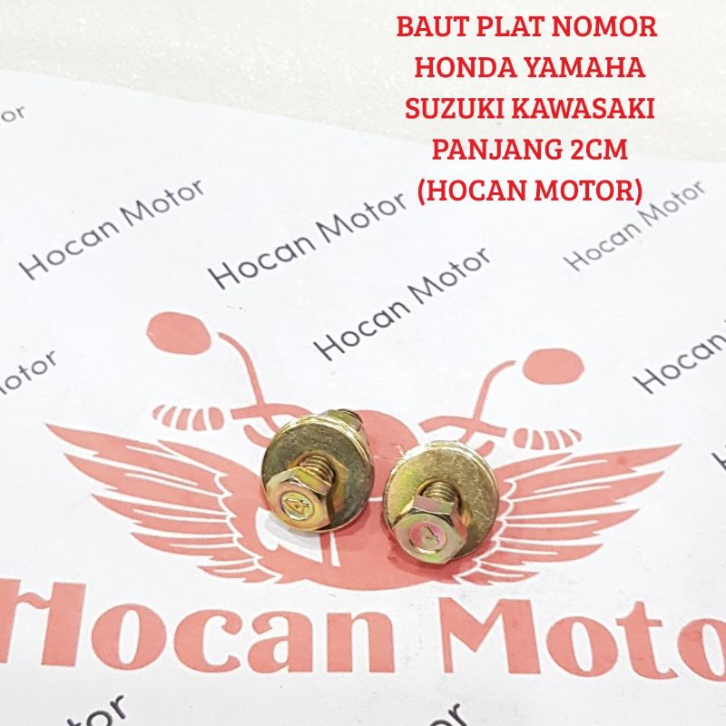 BAUT + RING 10 BAUT PLAT NOMOR NO BEAT SCOOPY KARISMA SUPRA X 125 VEGA ZR MIO SMILE FINO SMASH SATRI