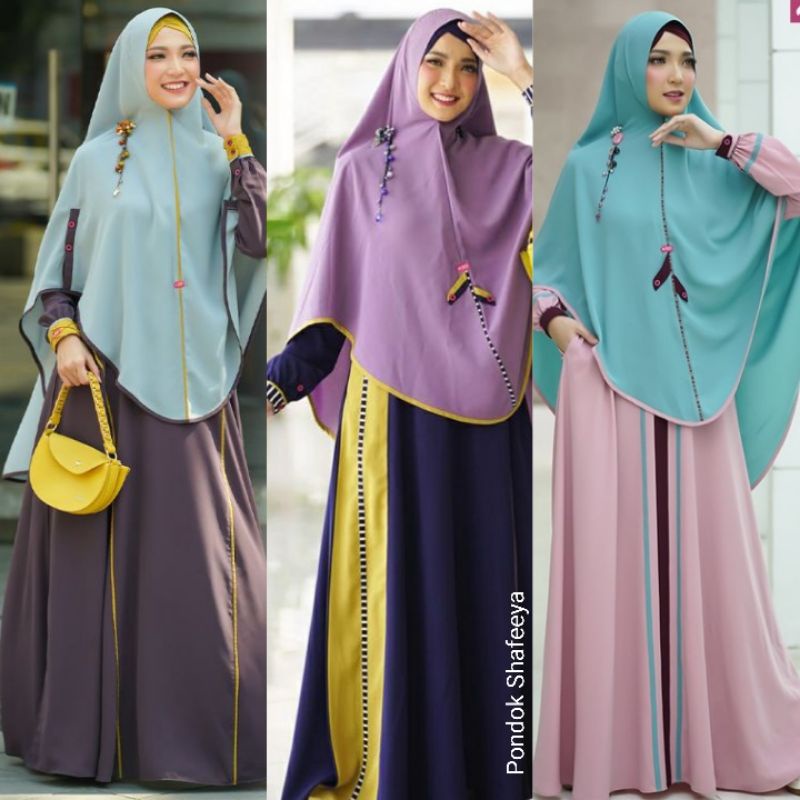 Aulia set gamis Aulia 589 Raya Ivana Fania