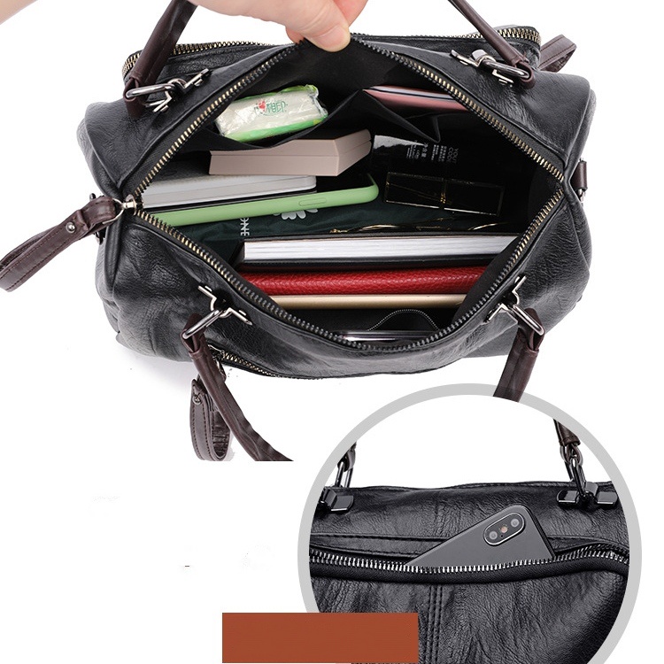 TAS SELEMPANG WANITA IMPORT KULIT HITAM RATAJE TA669B5 SHOULDER SLING BAG BAHU PREMIUM CEWEK KOREA BRANDED BATAM FASHION MURAH KEKINIAN SIMPLE CASUAL