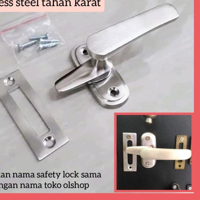 rambuncis Grendel jendela stainless steel