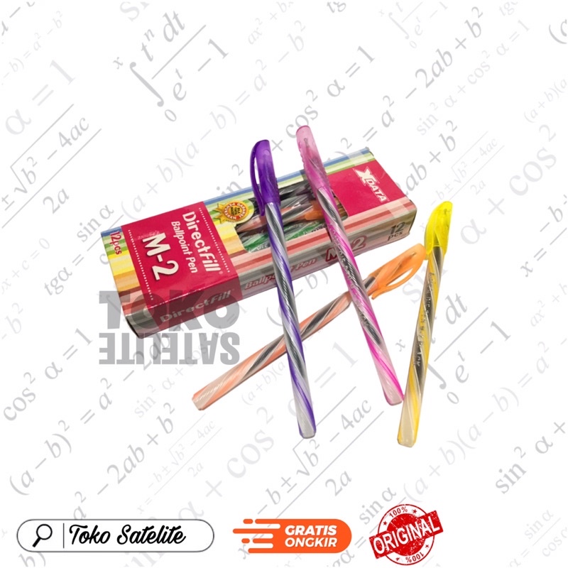 

Bolpoin Pulpen X Data M2 Hitam Satuan