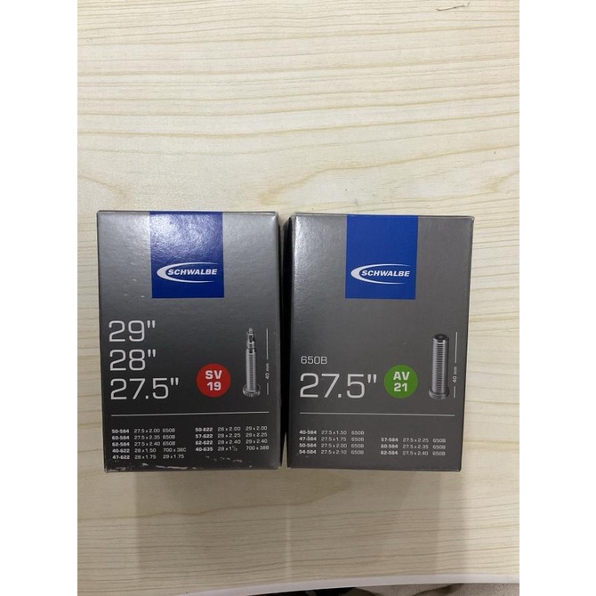 Ban Dalam Schwalbe Mtb 27.5 Sv21, Av21