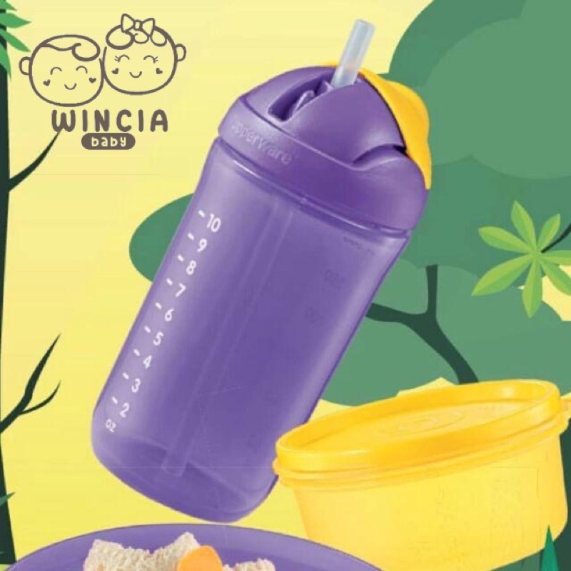 Botol Minum Anak Botol Minum Tupperware Kids Twinkle Straw 350ml