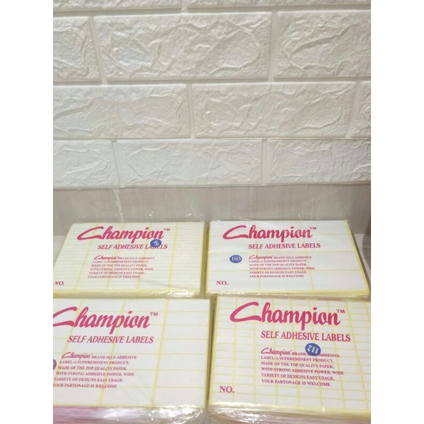 

stiker/label nama berbagai ukuran