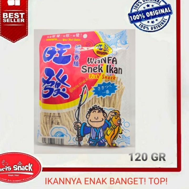 

BISA COD ✔️Fish Snack Wanfa Dried Fish Snack Ikan 120gr|RA3