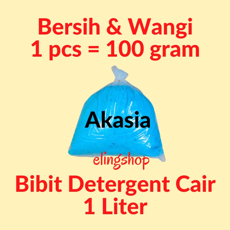 Biang Sabun Deterjen Detergen Detergent Cair Laundry Pakaian Aroma Akasia Untuk 1 Liter