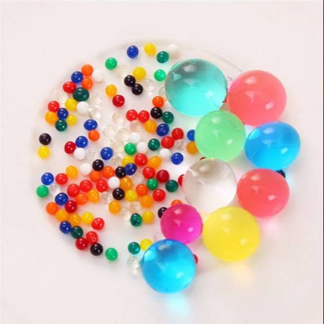 Hydrogel/ Hidrogel Water Beads/ Media Tanam/ Mutiara/ Mainan anak-anak/ Mainan Sensori Anak