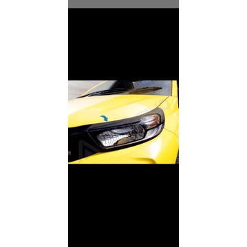 garnish lampu mobil brio 2018-2022 hitam doff