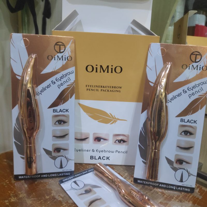 Oimio- Eyeliner&amp;eyebrow pencil -Bentuk daun