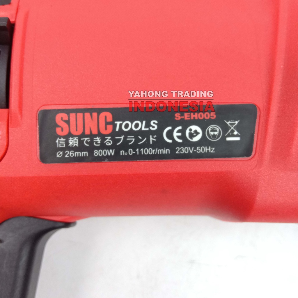 SUNC TOOLS Hammer Drill S-EH005 Mesin Bor Listrik Mesin Bobok Tembok Beton 26mm