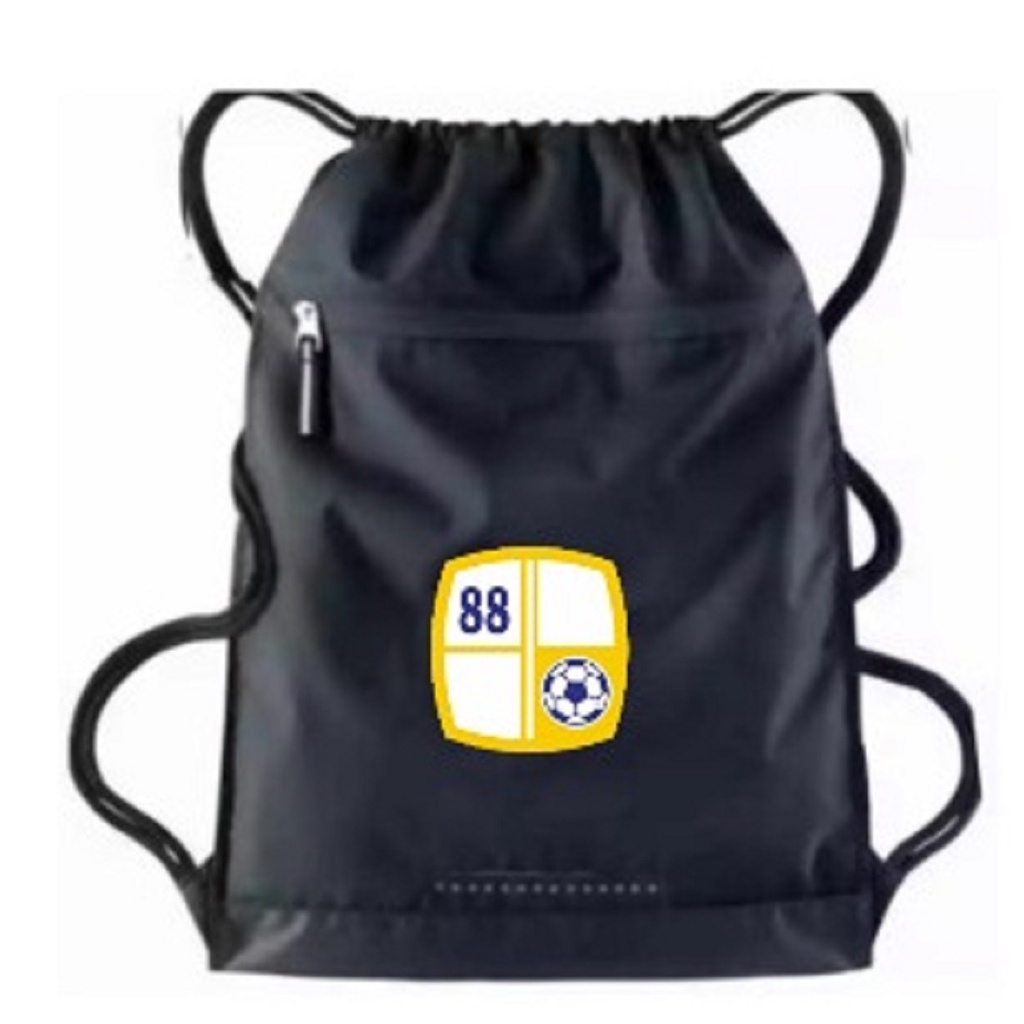Tas Serut cowok Taslan PolosKlub Bola - Ransel Drawstring Bag Sport Waterproof | Tas Serut Polos Ant