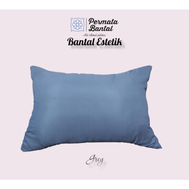 [PROMO] Bantal Estetik PERMATA BANTAL Padat isi 900Gram Full Silikon ukuran 50x70