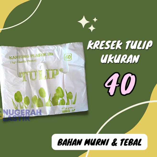 

kresek tebal ukuran 40 merk tulip - Putih