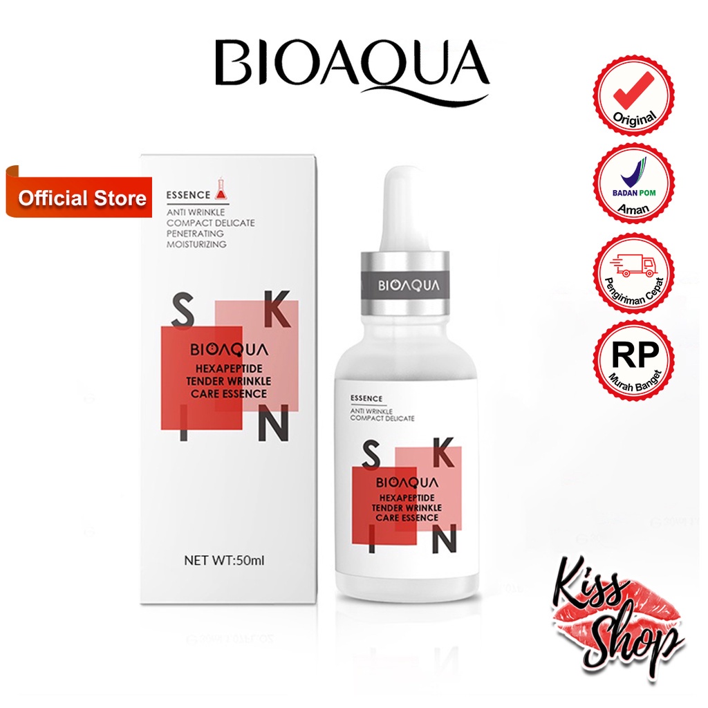 BIOAQUA Niacinamide Serum Moisturizing Essence (Skin Research) / Hexapeptide Tender Wrinkle Care Essence 30/50ML