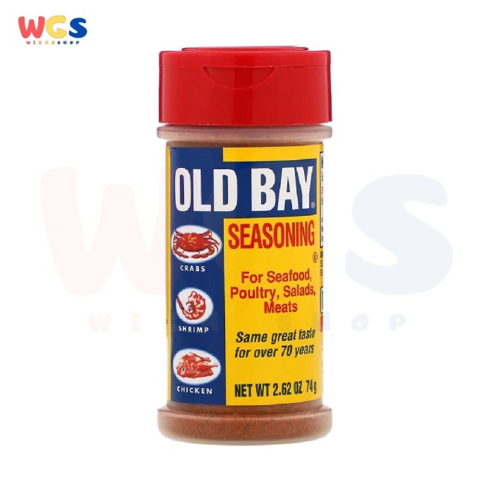 

Old Bay Seasoning For Seafood Poultry Salads & Meats 2.62Oz 74G 094