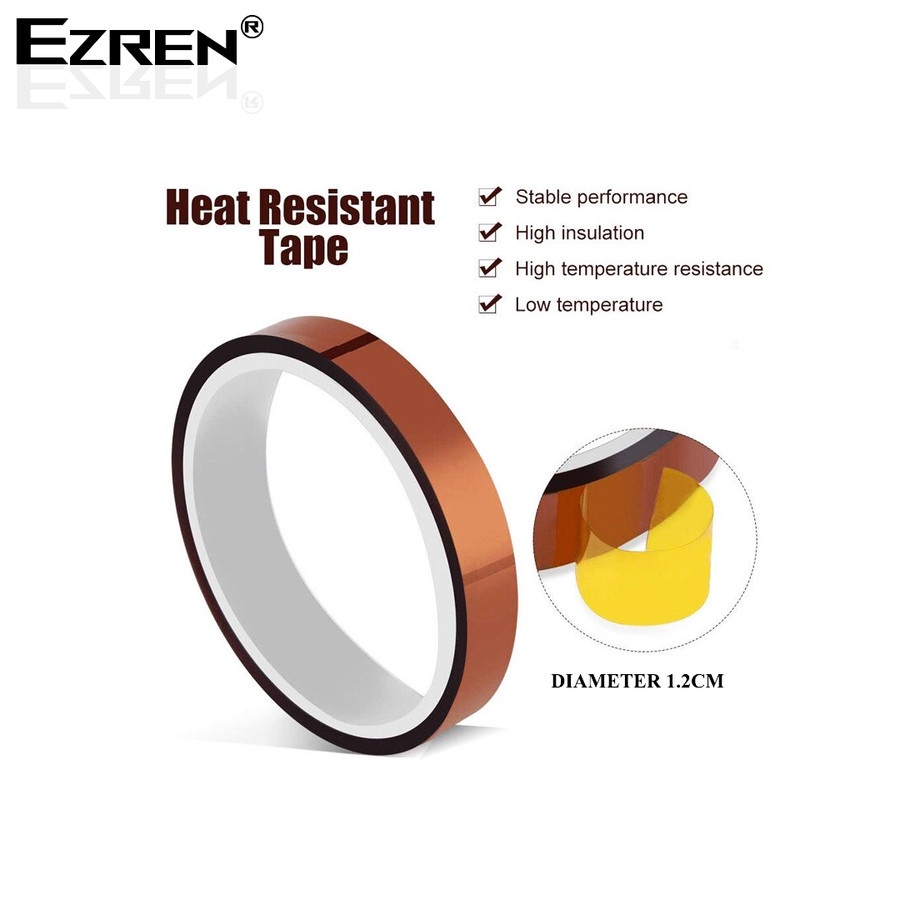 Ezren 1.2CM Isolatif Antipanas Kopten Perekat Elektronik BGA Tape