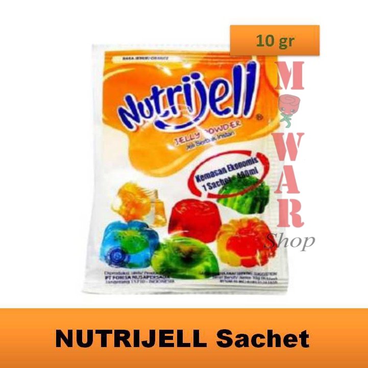 

(10 gr) NUTRIJELL Agar - Agar Jelly Rasa Jeruk Nutrijell Aneka Rasa Buah Orange Kemasan Ekonomis