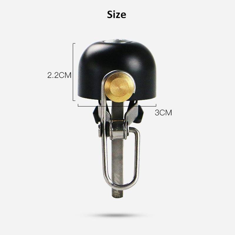 Bicycle Bell 15-1B Bel Sepeda Bicycle Bell Vintage Ultralight Stainless Steel Bel Klasik Retro Aksesoris Bersepeda