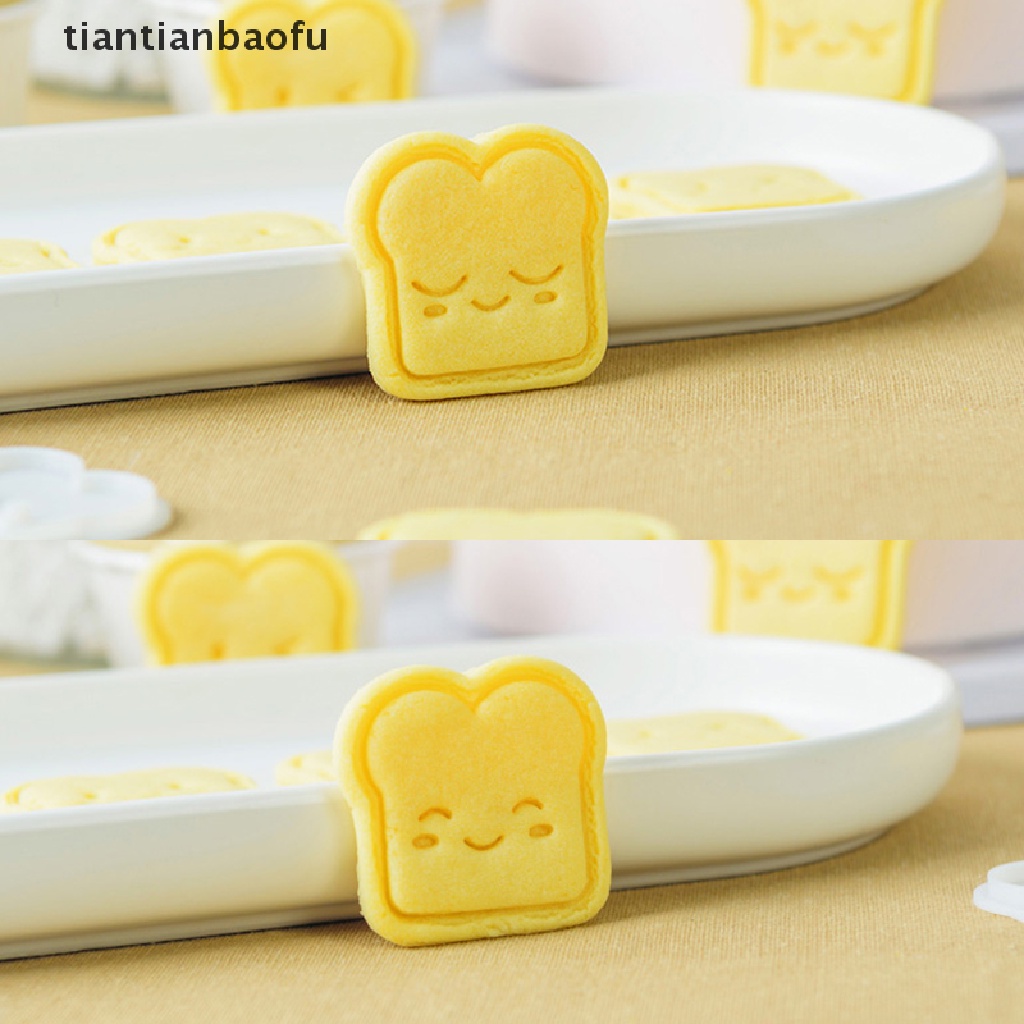 Cetakan Pemotong Kue / Biskuit / Roti Panggang Bentuk Smiley Bahan Plastik Tebal Untuk Dekorasi