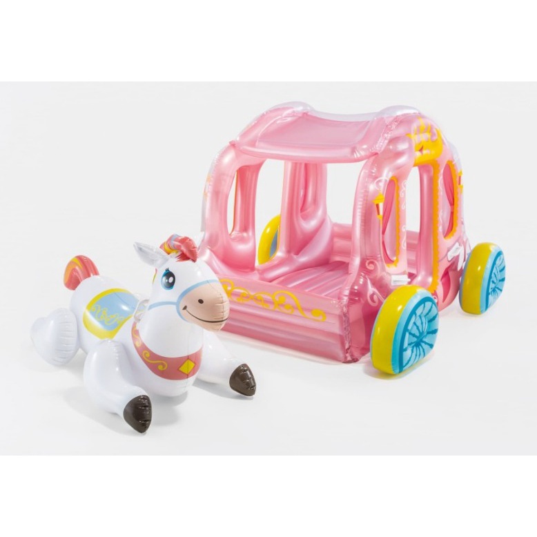 Intex - Princess Carriage Playhouse Play Center with Horse 56514