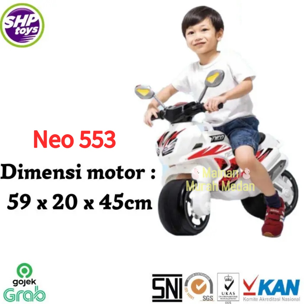 Mainan Murah Medan - Motor Balap Kendaraan Anak Ban besar SHP Toys NEO553