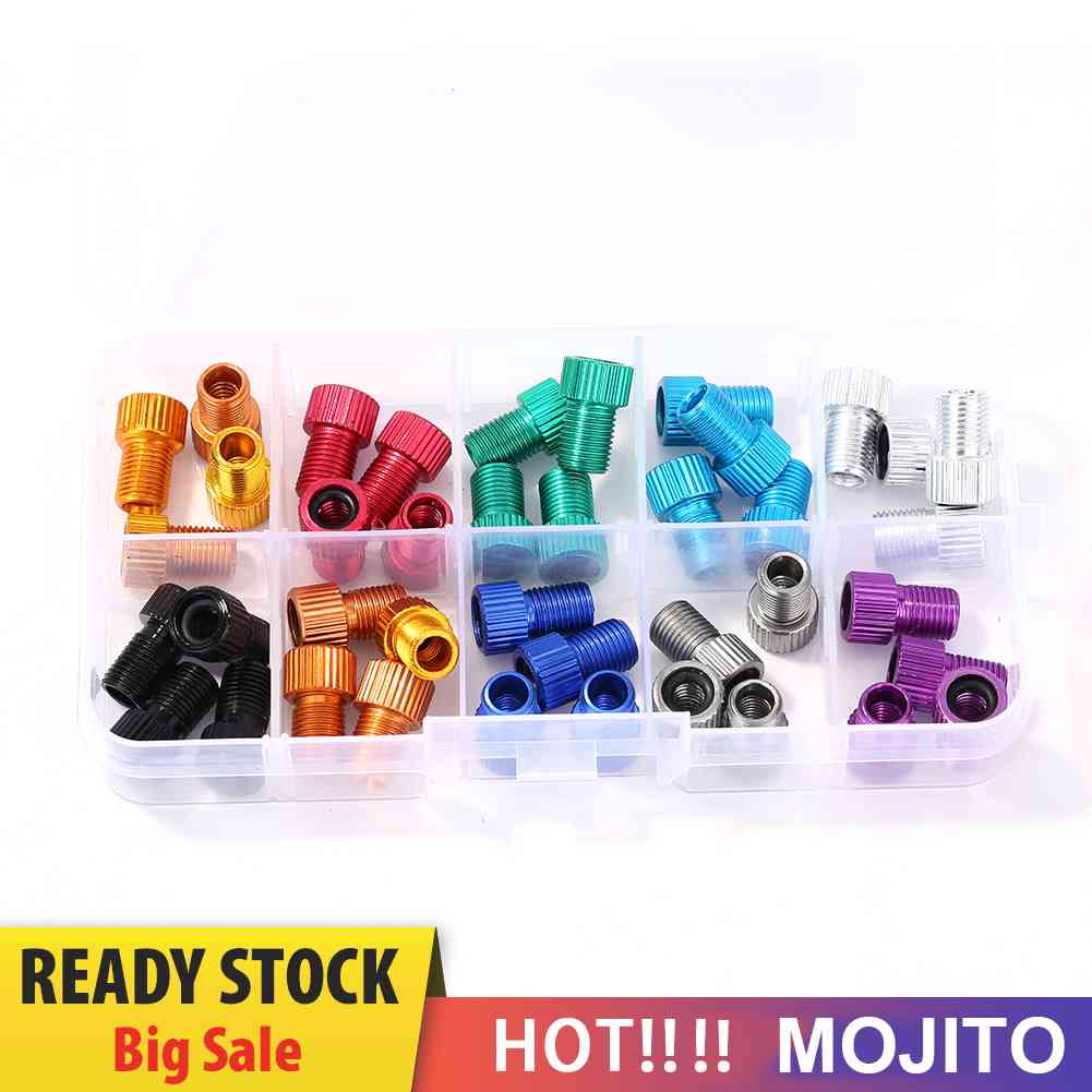 40pcs Adapter Katup Presta Ke Schrader Untuk Sepeda MTB