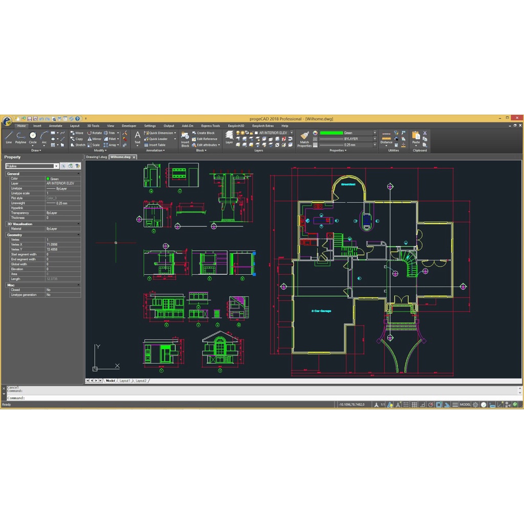 ProgeCAD 2022 Pro Full Version Software Design 2D / 3D CAD