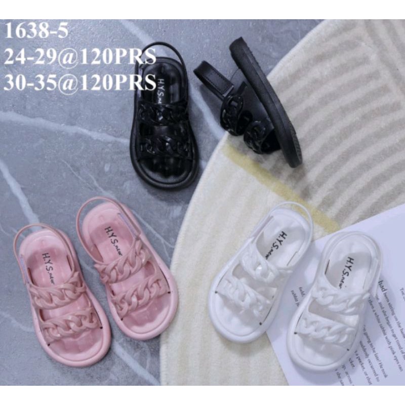 HYS NEW JH1638-5 size 30-35 SENDAL JELLY GUNUNG ANAK PEREMPUAN JELLY  IMPORT TERMURAH / SANDAL GUNUN
