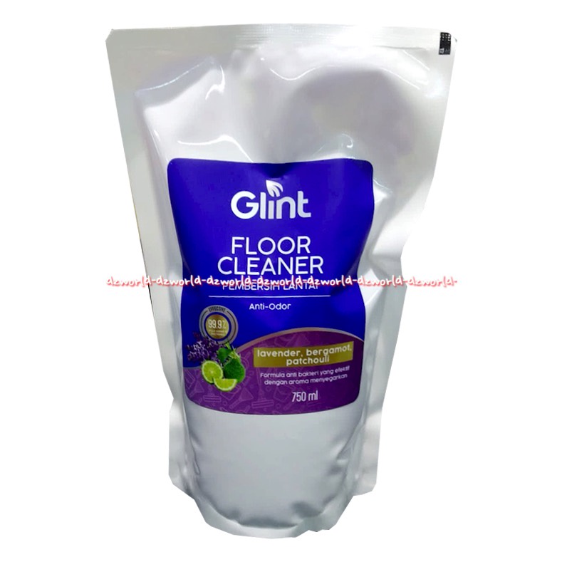 Glint Floor Cleaner 750ml Fragrant Carbolic Pembersih Lantai Karbol wangi Lavender Lemongrass Pine Pinus Bergamot Glin Isi Ulang Pouch