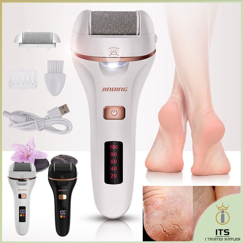 Alat  Elektrik Menghilangkan Kulit Mati Portable Elektrik  Pedicure Menghilangkan Kulit Mati Kapalan Penghalus Tumit Kaki Roller callus remover