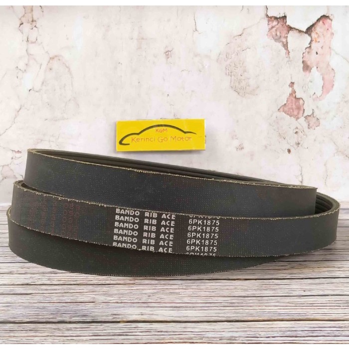 BANDO VAN BELT 6PK 1875 RIB BELT TALI KIPAS 6PK-1875 FAN BELT ALUR