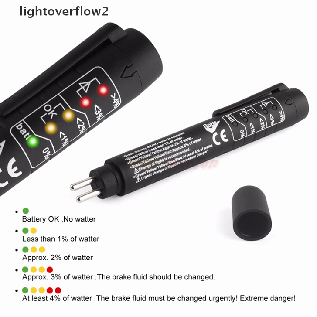 (lightoverflow2) Pena Tester Cairan Rem Mobil Digital (ID)